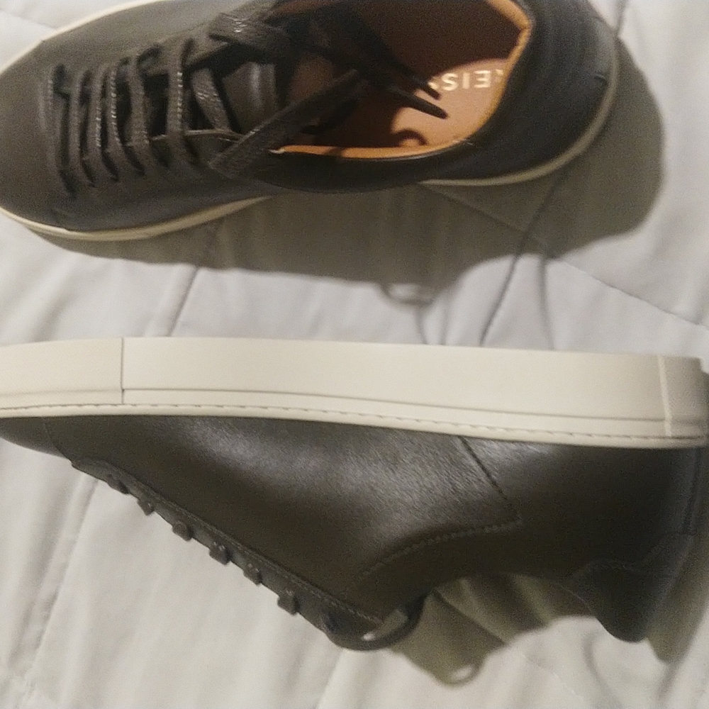 Reiss FINLEY lace up calf sneakers - Picture 5 of 10